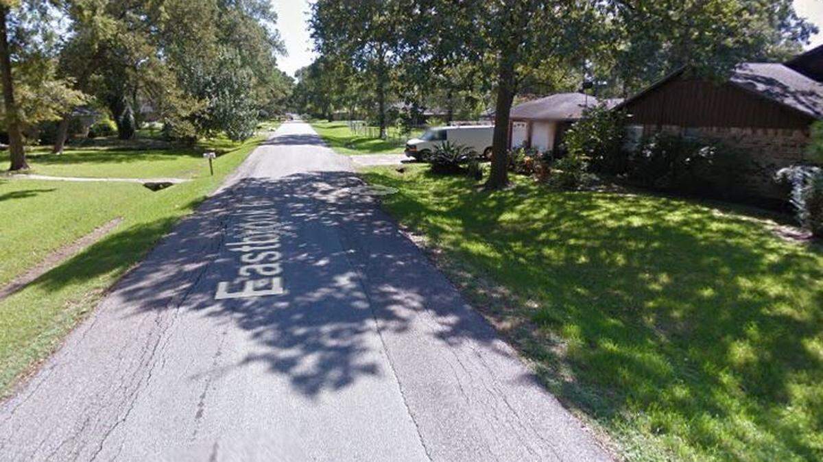Police in Houston say a home along this stretch of road in east Houston was turned into a shooter’s perch during an ambush attack that killed two brothers.
