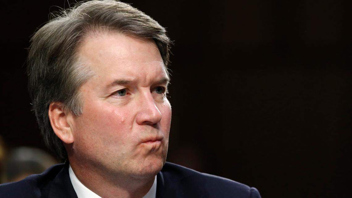 President Donald Trump’s Supreme Court nominee, Brett Kavanaugh, listens to a question during the third round of questioning on the third day of his Senate Judiciary Committee confirmation hearing, Thursday, Sept. 6, 2018, on Capitol Hill in Washington, to replace retired Justice Anthony Kennedy. (AP Photo/Jacquelyn Martin)