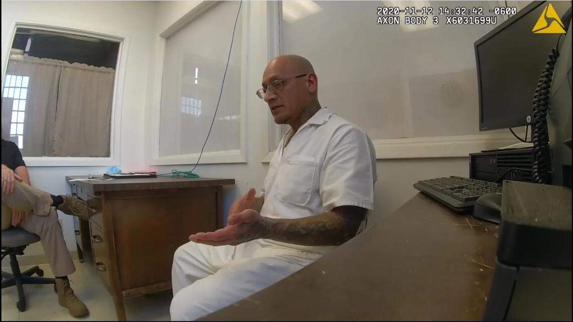 Texas inmate Gilbert Davila met with investigators to confess to killing George Smith, the stepfather of his estranged wife, in 1994, Aransas Pass police say. Photo from Aransas Pass Police Department.