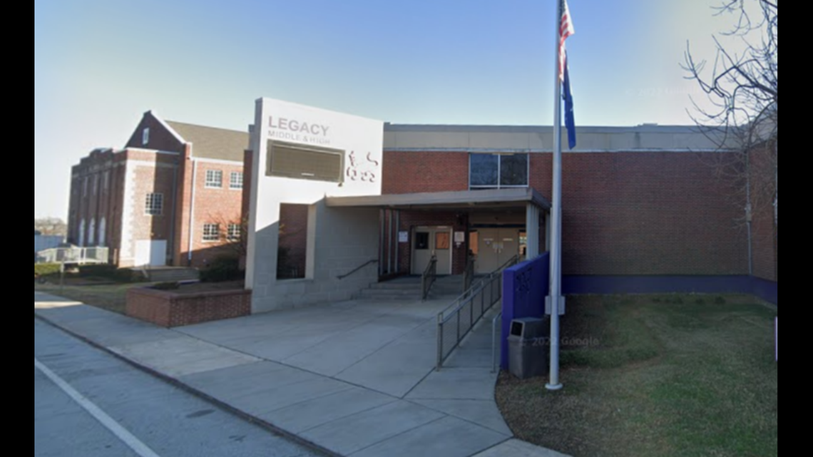 A man caused panic when he ran through an elementary school recess saying he’d been shot at, South Carolina police said.