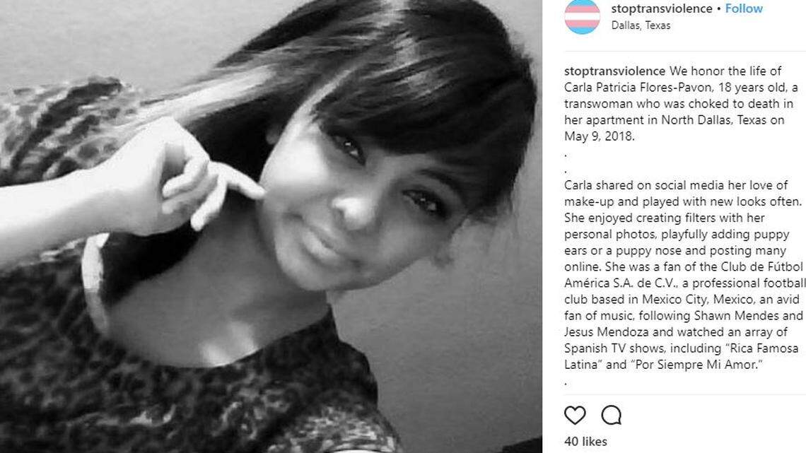 Carla Patricia Flores-Pavon was 26 when she was strangled in her apartment in North Dallas.