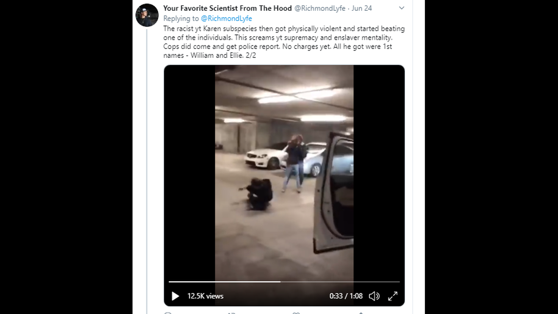 A white couple was caught on camera in San Francisco blocking a Hispanic man from entering his building because they thought he was an intruder. After the video went viral, the white man lost his job.
