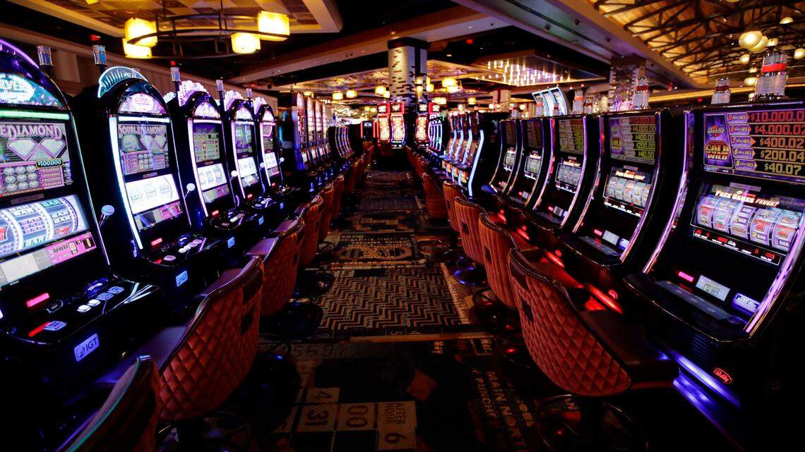 A can of Red Bull left at the MGM Springfield casino in Springfield, Mass, led the FBI to arrest a man suspected of robbing 14 banks and credit unions, federal officials said on Thursday, Dec. 1. (AP Photo/Charles Krupa)