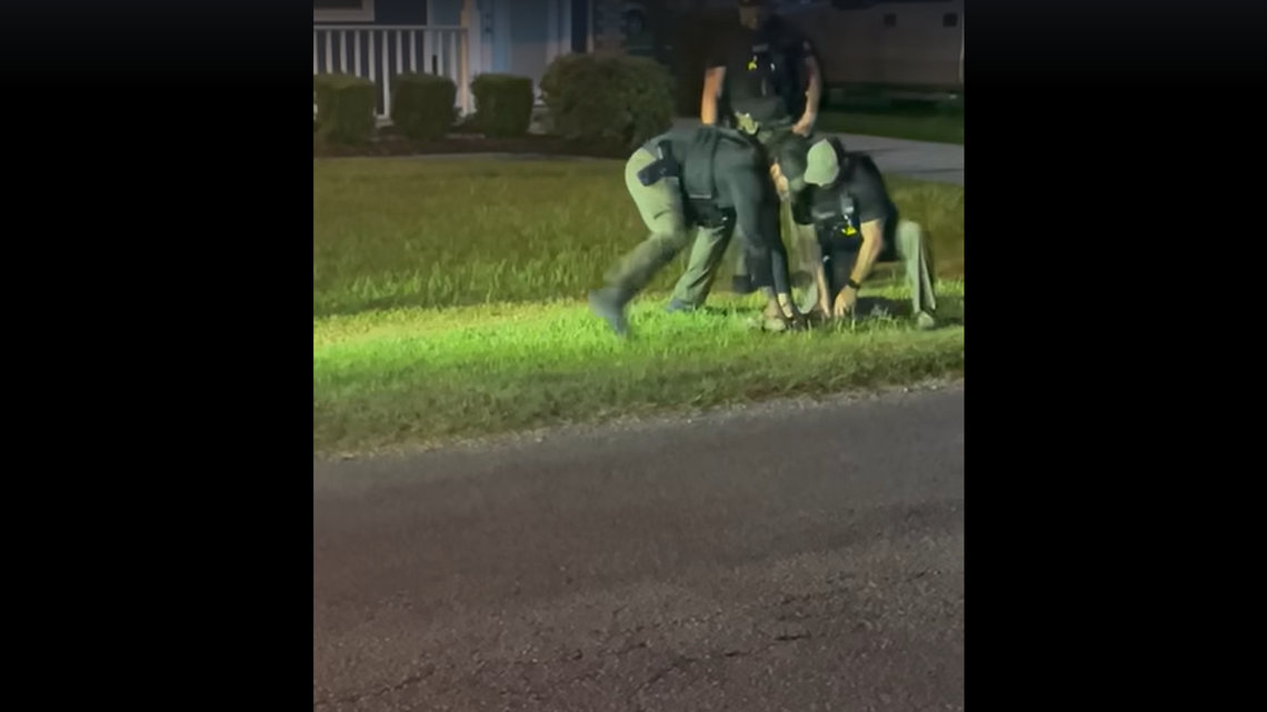 Deputies responded to the “suspicious subject” in the Louisiana neighborhood.