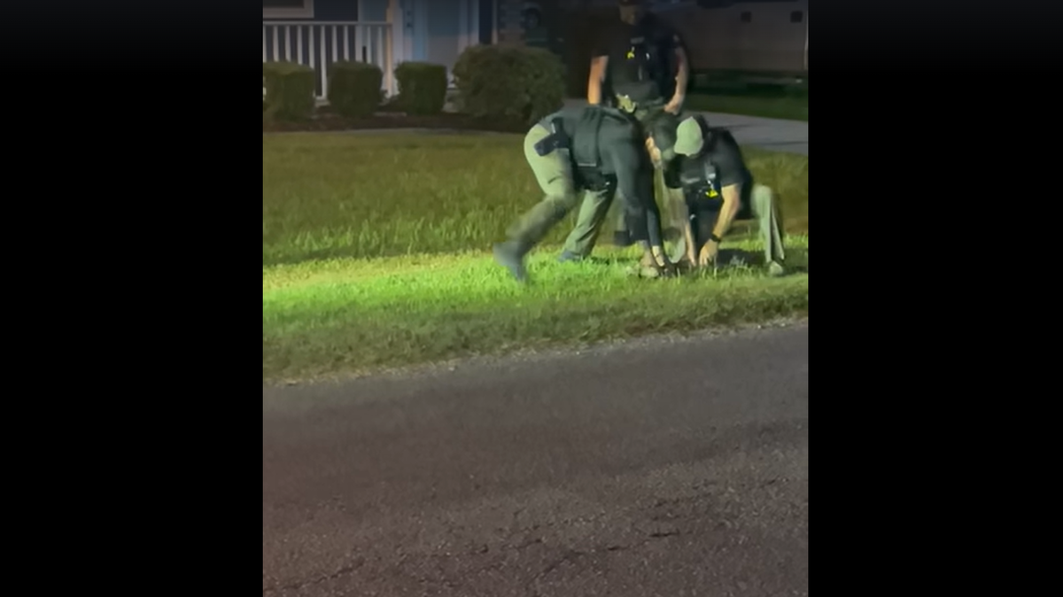 Deputies responded to the “suspicious subject” in the Louisiana neighborhood.
