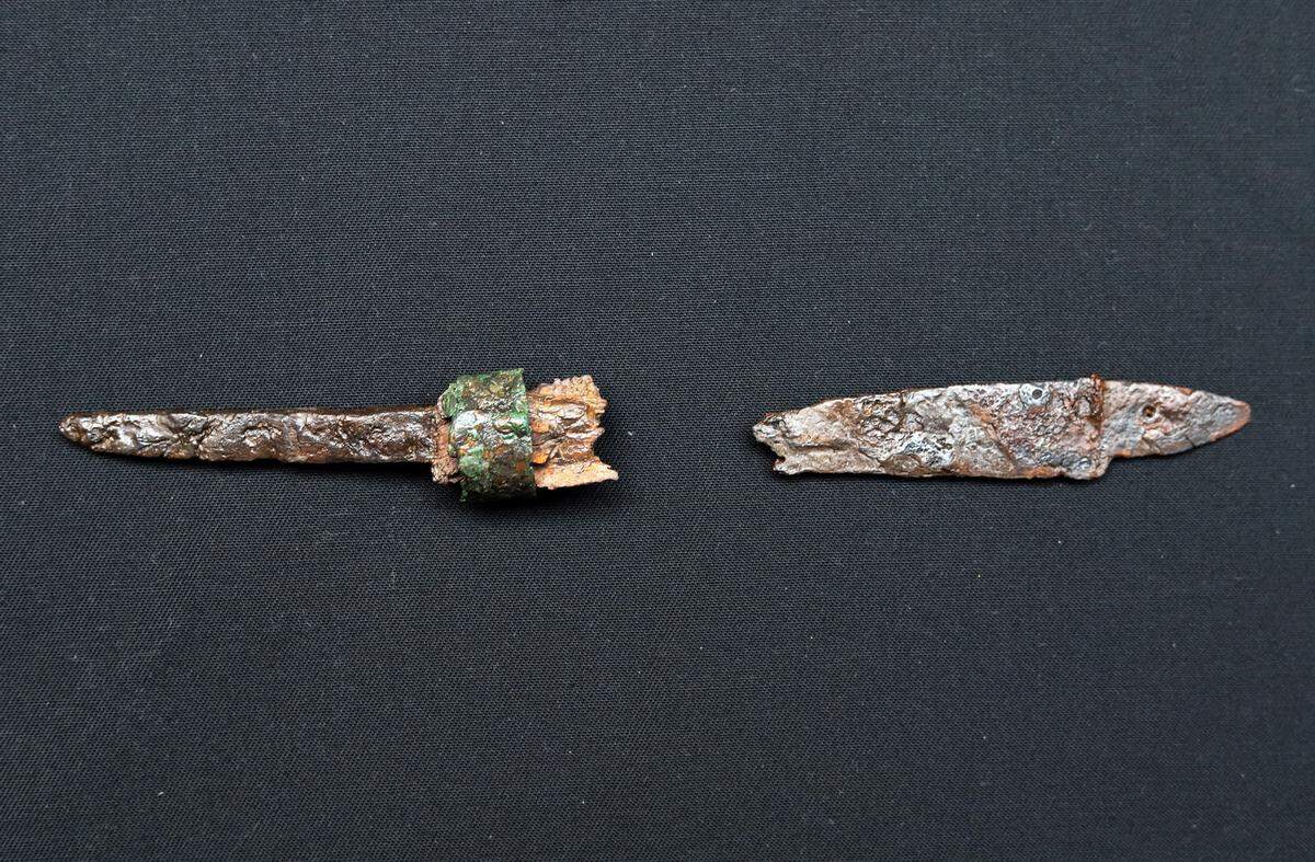 Close-up of one of the tools