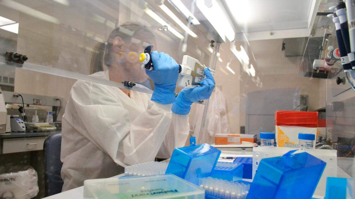 A lab technician extracts DNA for whole genome sequencing at the Colorado Department of Public Health & Environment’s Molecular Science Laboratory in Denver in this file photo. Advancements in DNA technology have helped law enforcement solve several cases in the State College area in recent years.