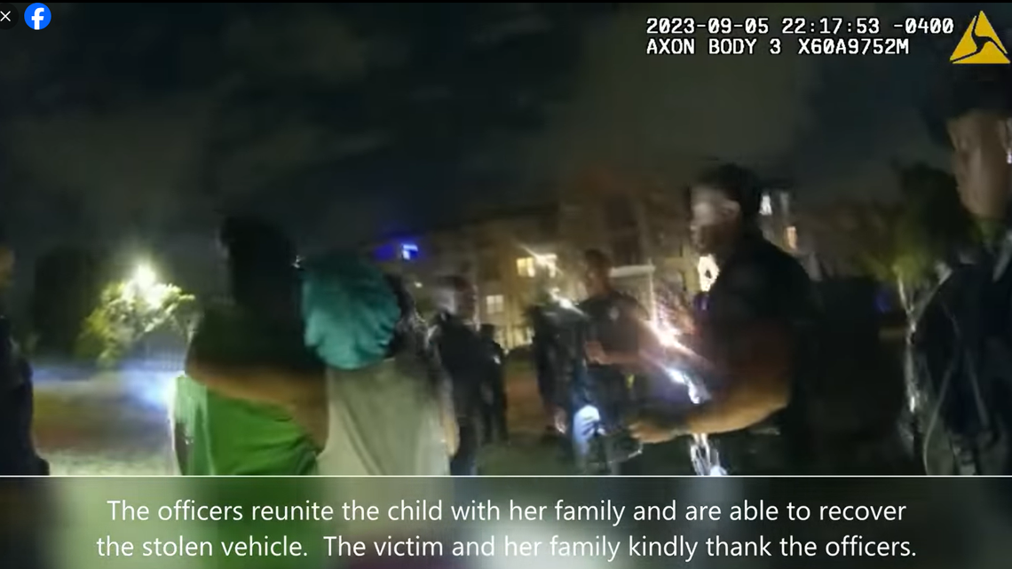 Atlanta police used an iPad to locate a child who was in a stolen car on Sept. 5.