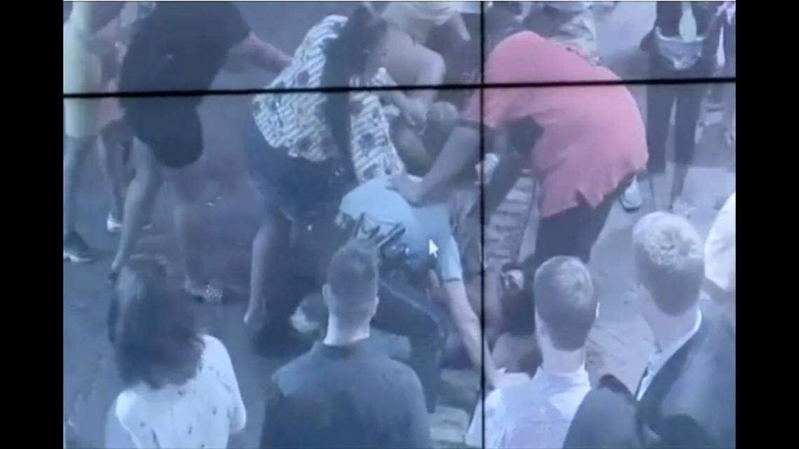 Five people were arrested in connection with a "brawl" in New Orleans.