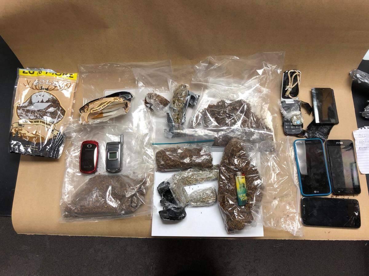 The contraband the four women were trying to get inside the jail included tobacco, marijuana, one ecstasy pill and several cell phones.