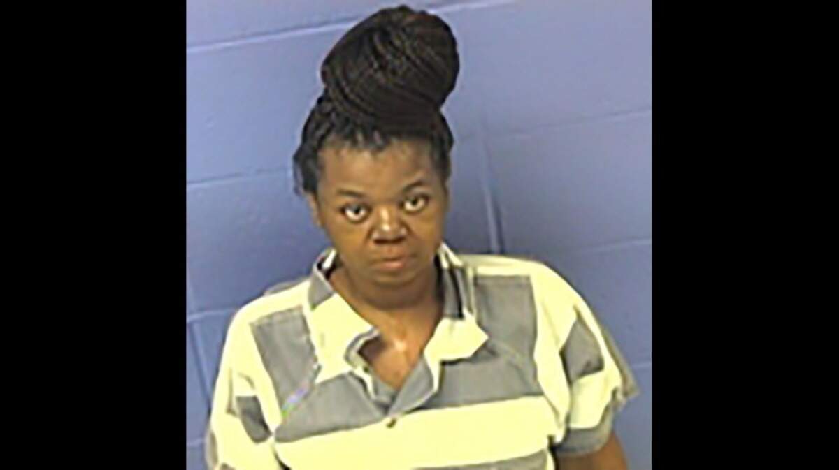 Priscilla Marie Pye, 37, is charged with domestic battery in Faulkner County, Arkansas.