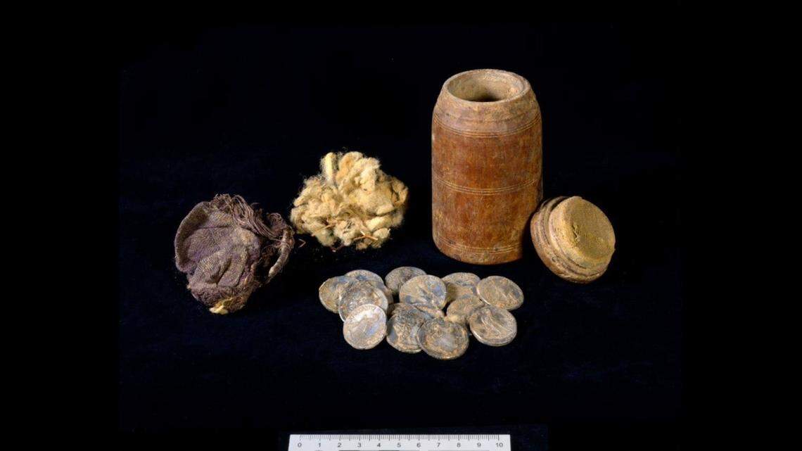 Archaeologists unearthed a box believed to have been hidden in a Judean Desert cave by a refugee thousands of years ago.