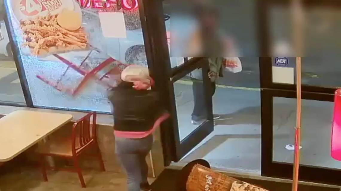 A woman smashed a window at a Popeyes in Staten Island, New York, earlier in April after workers said the $4 Wicked Good Deal didn't come with a soda, New York police say. The woman was 'extremely drunk,' a worker said, and probably confused it with a deal at Wendy's.