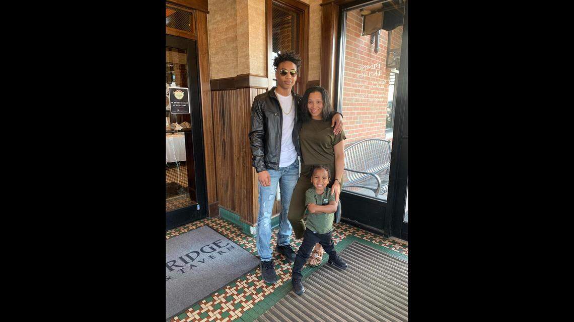 Kristin Biggs and her two sons.