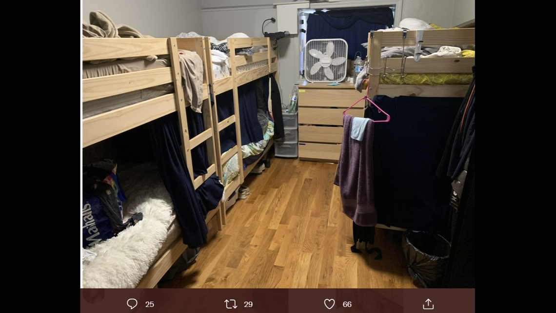 The city of Boston shut down an illegal “crash pad” where about 20 flight attendants lived during layovers. It was a fire hazard and “a death trap,” officials said.