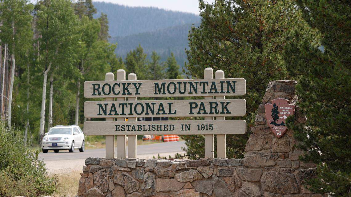 A park ranger was shot while confronting suspects involved in a pursuit outside of Rocky Mountain National Park, officials said.