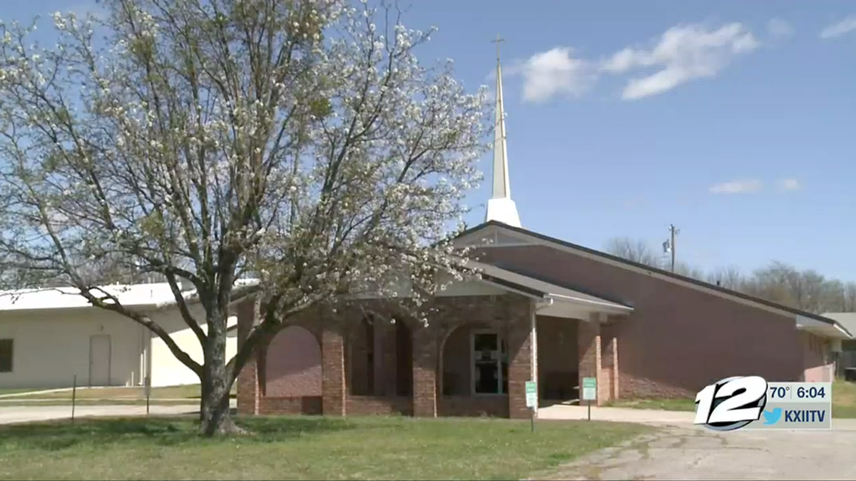 David Evans, the pastor of Harmony Free Will Baptist Church in Ada, Oklahoma, was shot to death in a killing planned by his wife, Kristie Evans, police say. Screengrab from KXII