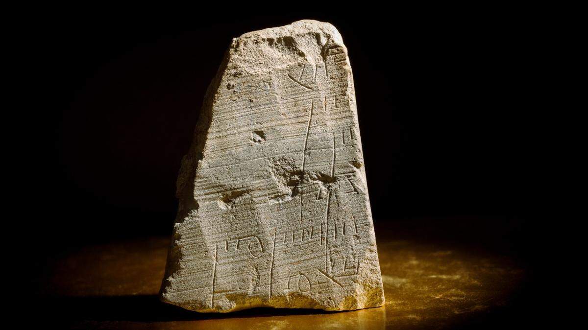 A 2,000-year-old stone object recently unearthed in Jerusalem appears to be an ancient receipt, officials said.