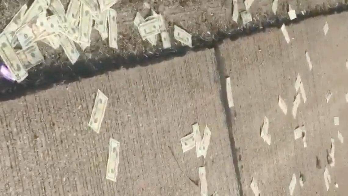 A Brinks truck dumped $600,000 in cash on Interstate 70 in Indianapolis, Indiana, early Wednesday — and bystanders started scooping up cash, police said.