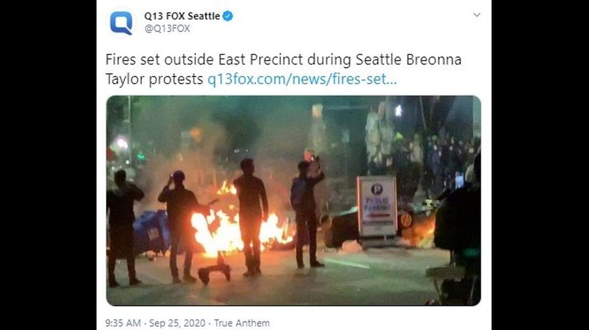 The stepson of a former Washington congresswoman is charged with arson after allegedly setting a dumpster on fire near Seattle Police’s East precinct during protests.