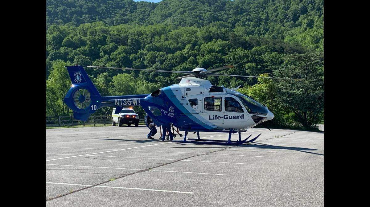 A hiker in his 20s was airlifted with critical injuries after falling 50 feet from McAfee Knob on the Appalachian Trail, Virginia officials said.
