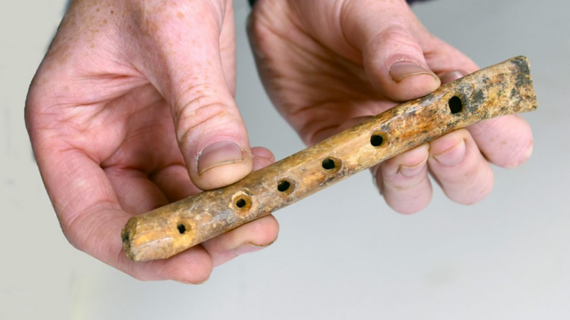A ‘”rare” bone flute was discovered at an archeological dig in Kent, England, researchers say.