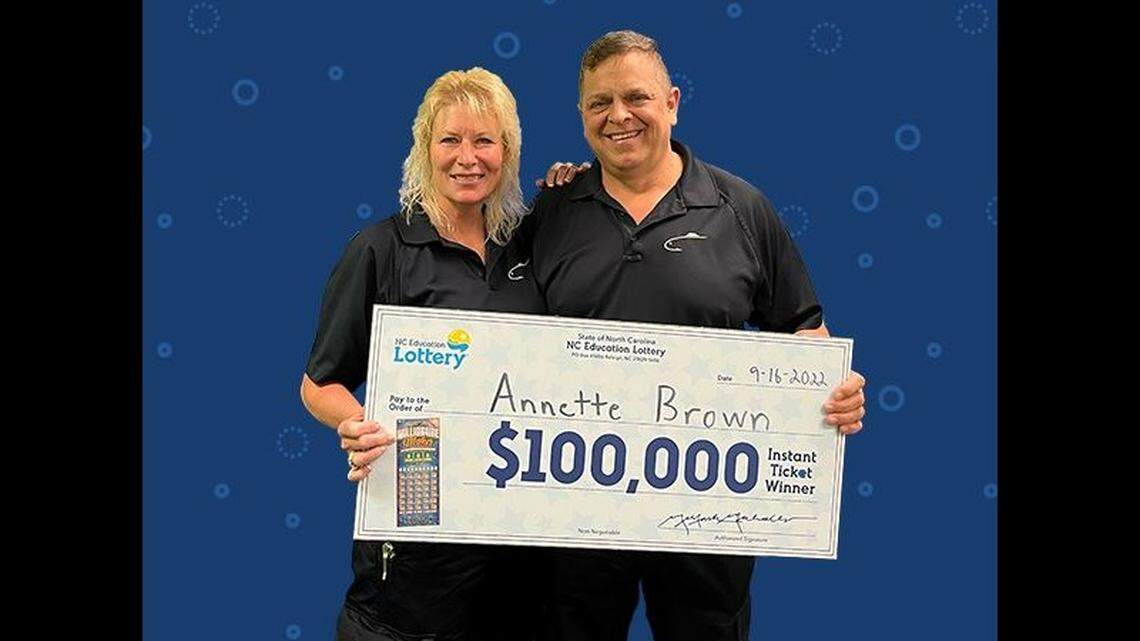 A woman who won a $100,000 prize said it was always on her “bucket list” to have her picture taken at the lottery headquarters, according to the North Carolina Education Lottery.