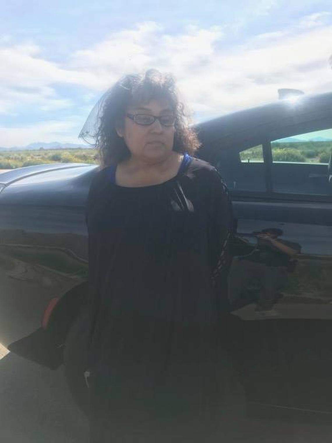 Deputies said the woman arrested in the traffic stop appeared to be dressed like a nun, and shared this photo on Facebook.