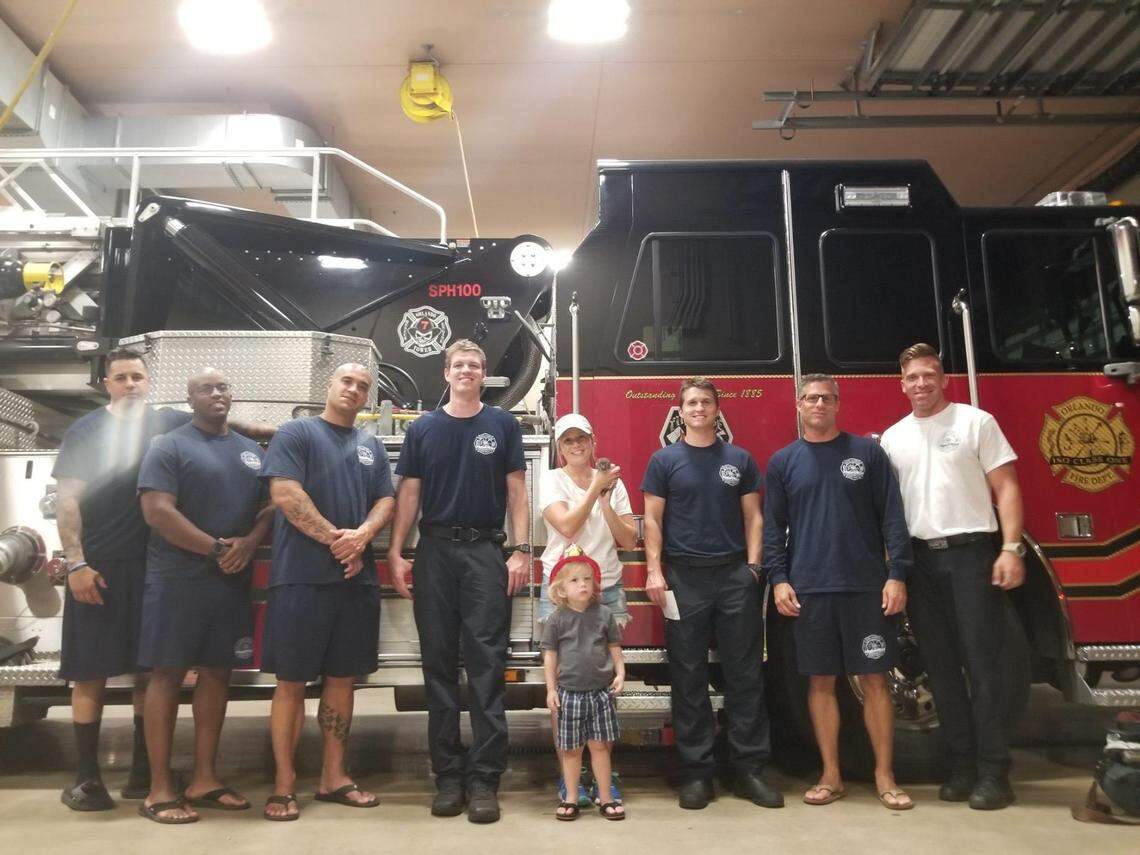 Orlando firefighters thought the “baby cheetah” that was dropped off might have been a kitten — until they started Googling, firefighters said.