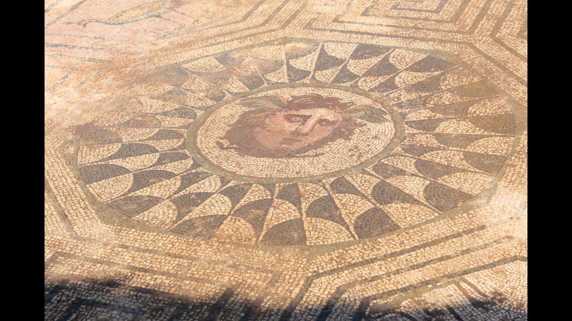 The mosaic of Medusa served as a protection for inhabitants of the home, archaeologists said.