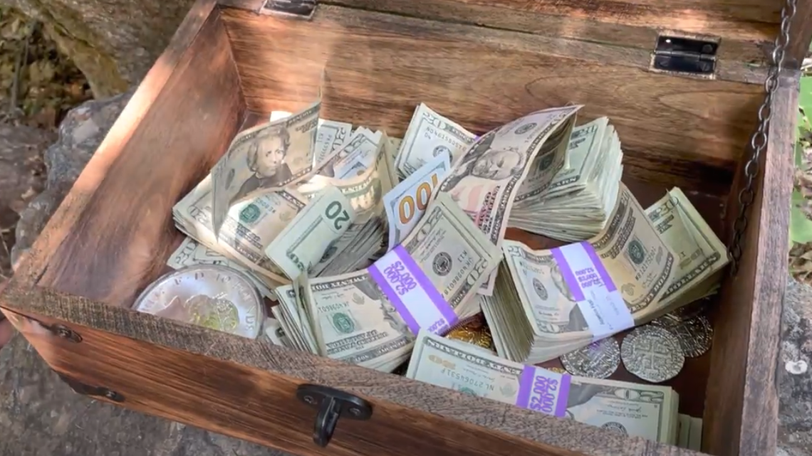 Two Utah men buried a $10,000 treasure somewhere in the wilderness. They released the poem clue Saturday, and now hundreds are searching for the treasure.
