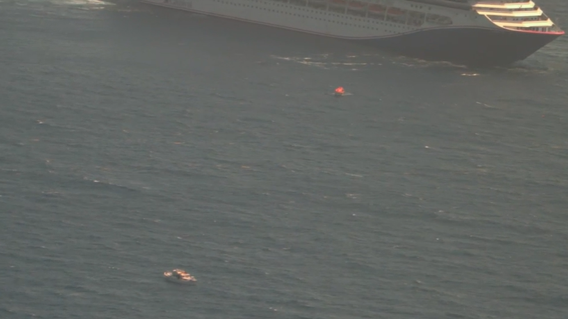 The boat, Snail Mail, started taking on water 386 miles off the Alabama shoreline, the Coast Guard said.