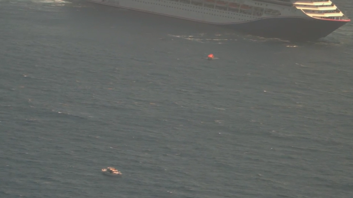 The boat, Snail Mail, started taking on water 386 miles off the Alabama shoreline, the Coast Guard said.