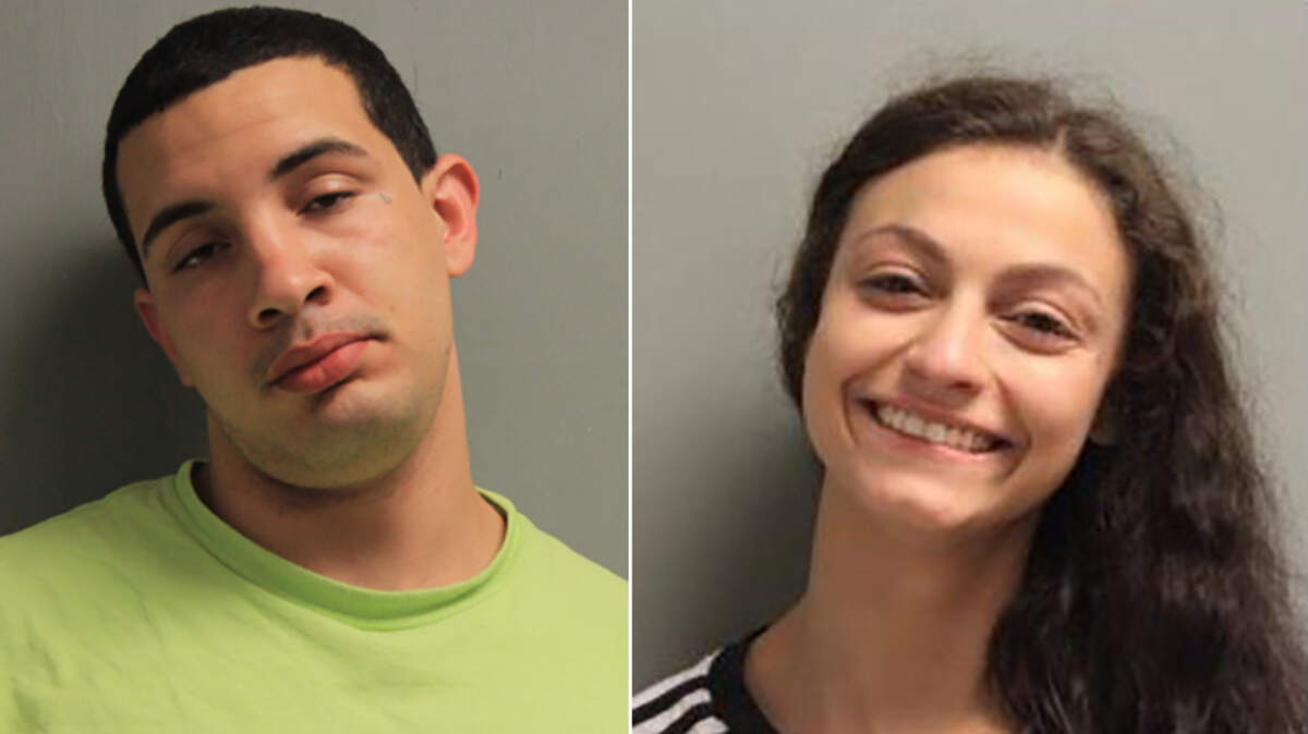 Miguel Glorioso, 20, and Jamie Lee Coutee, 19, were arrested Wednesday in Alexandria, La., and charged with obscenity after police say they were caught having sex in a fifth-floor stairwell at the Rapides Parish Courthouse.