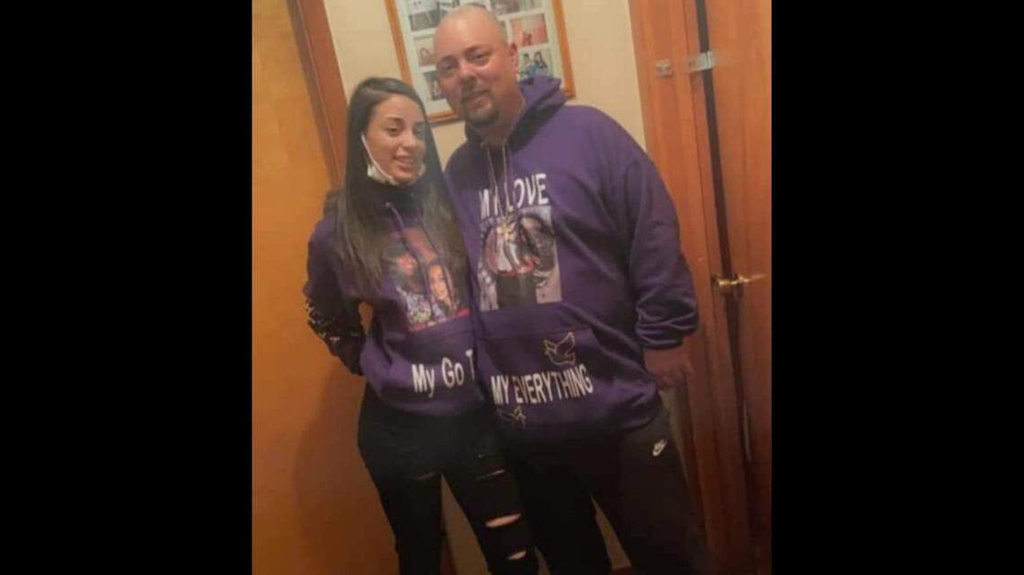 Chyann Gruber and her father Charles Gruber