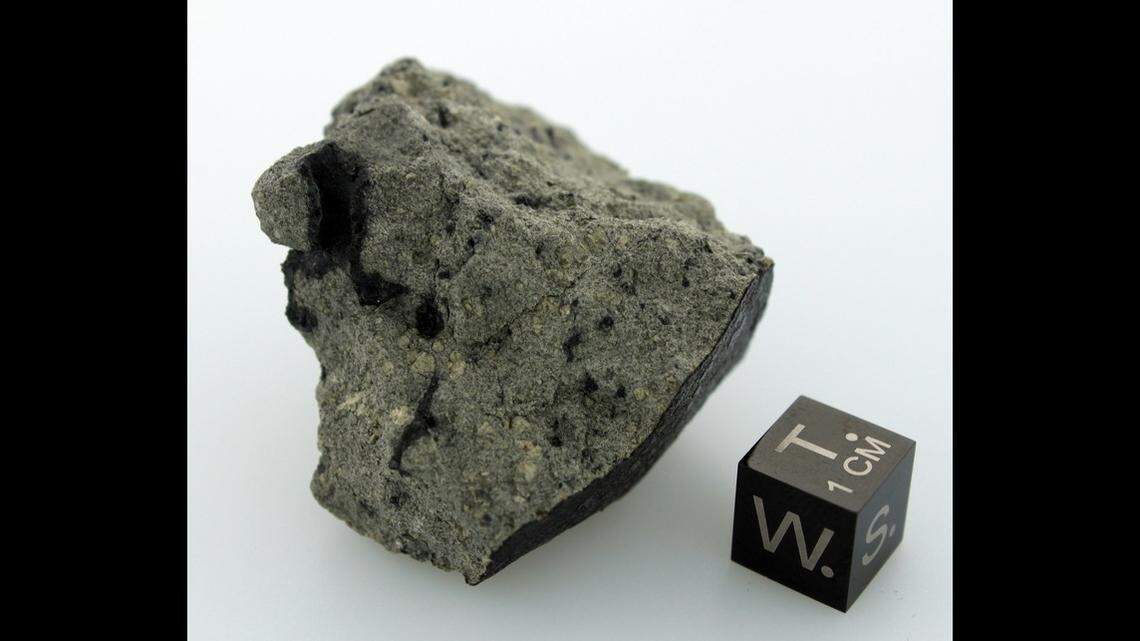 The Tissint Mars meteorite fell to Earth in 2011 just outside the Moroccan town of Tissint.