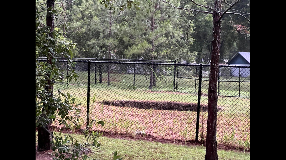 A sinkhole that swallowed Jeffrey Bush as he slept in 2013 has reopened for the third time in Seffner, Florida, officials said.