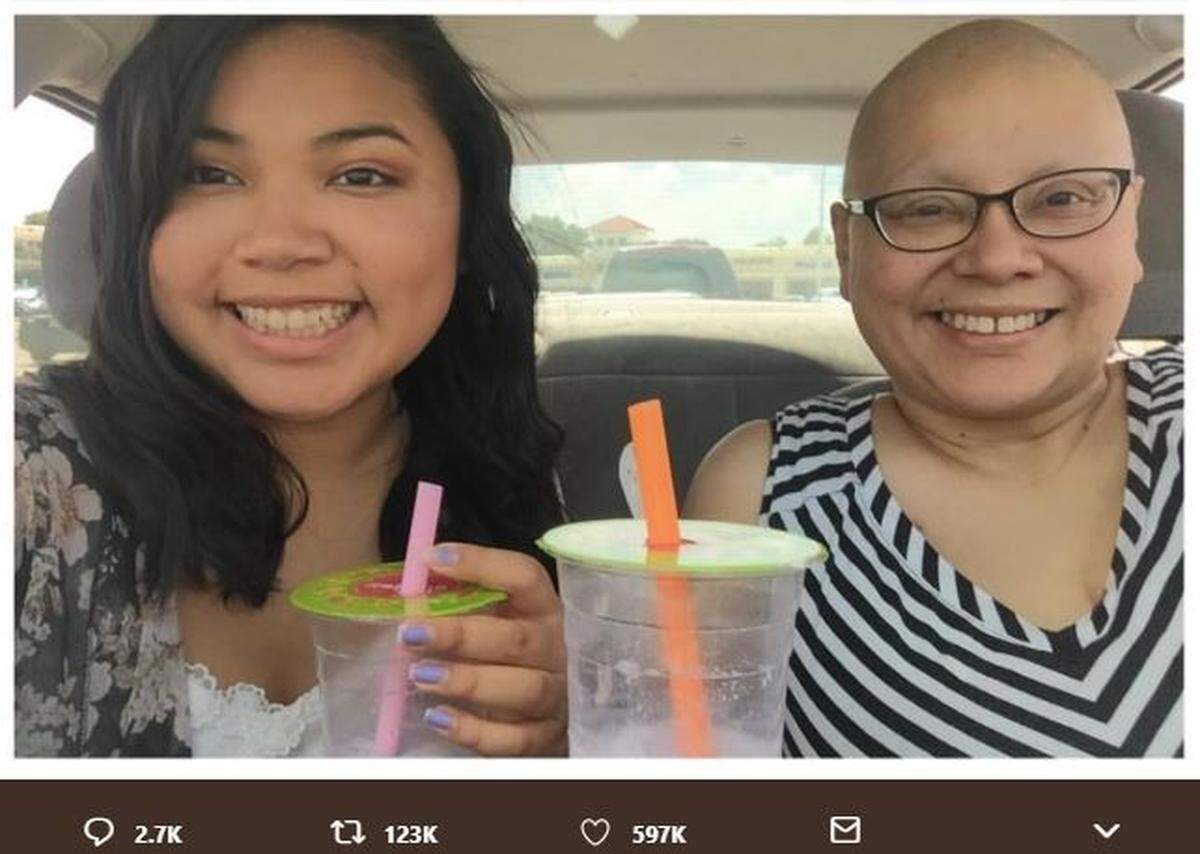 Savannah's mother died of cancer in December 2017. Savannah will start college in the fall.