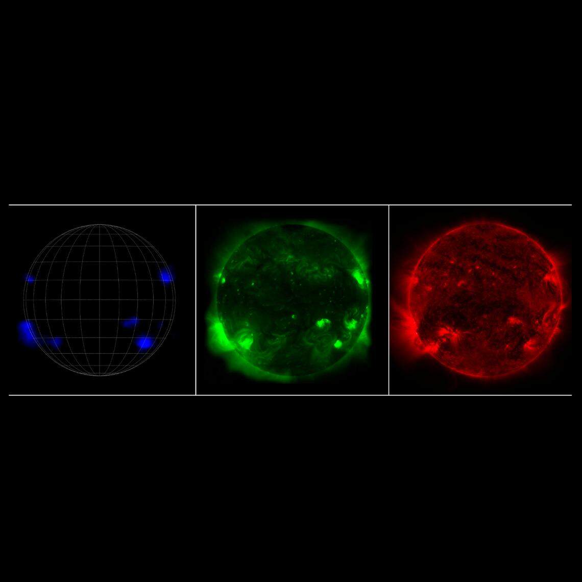 Data from three sources was used to create maps that were layered on top of one another.