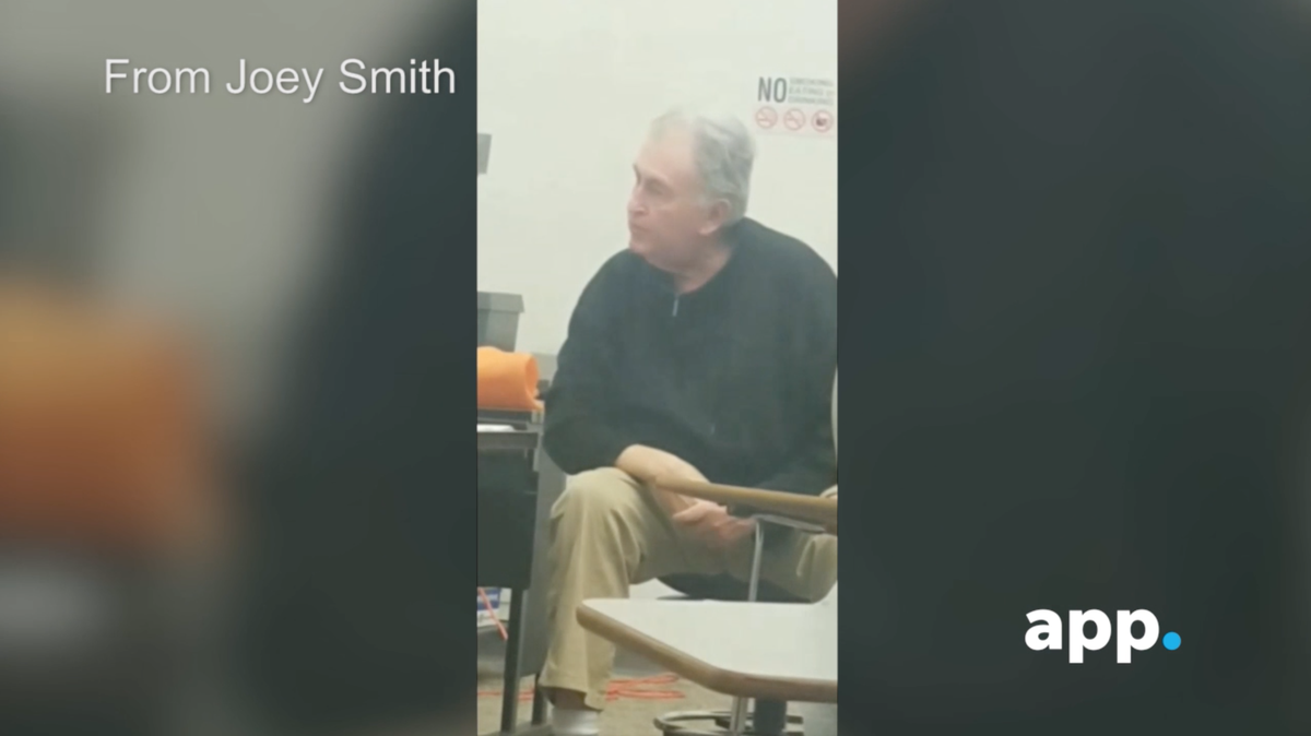 A video appears to show Brookdale Community College sociology professor Howard Finkelstein telling Christopher Lyle, a student who identifies as conservative, to "f--- your life" during a class. Lyle told outlets that the professor and college have targeted him for his political beliefs.