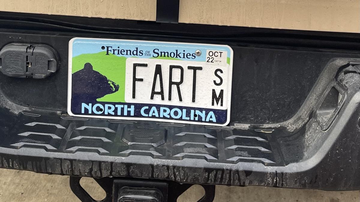Karly Sindy received a letter from the North Carolina DMV saying that someone complained about her license plate. Now, she’s making her case to keep it.