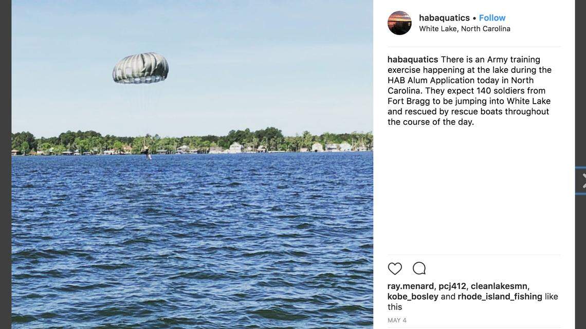 White Lake was treated with alum by HAB Aquatic Solutions, LLC