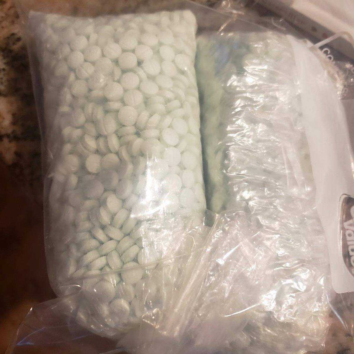 More than 5,000 pills believed to be fentanyl were found inside the toy, police said.