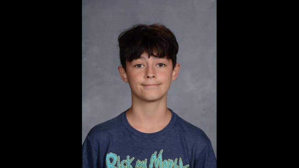 Douglas Zazueta, 13, was struck and killed by a public school maintenance vehicle as he ran across the road to see a friend, Florida police said.