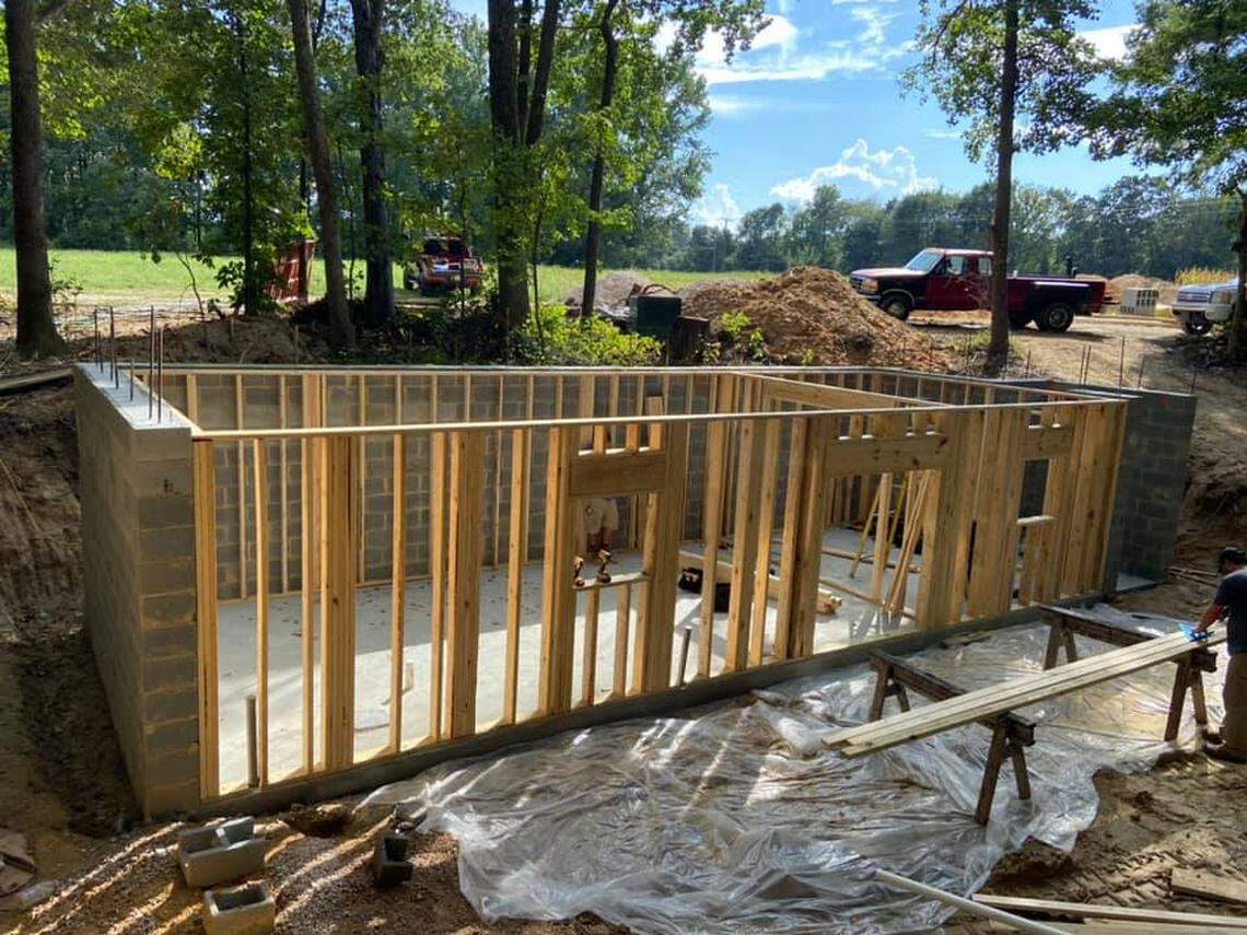 Construction on “Lucy Lu’s Hobbit House” took eight weeks and was completed in time for the first visitors on October 9, 2020.