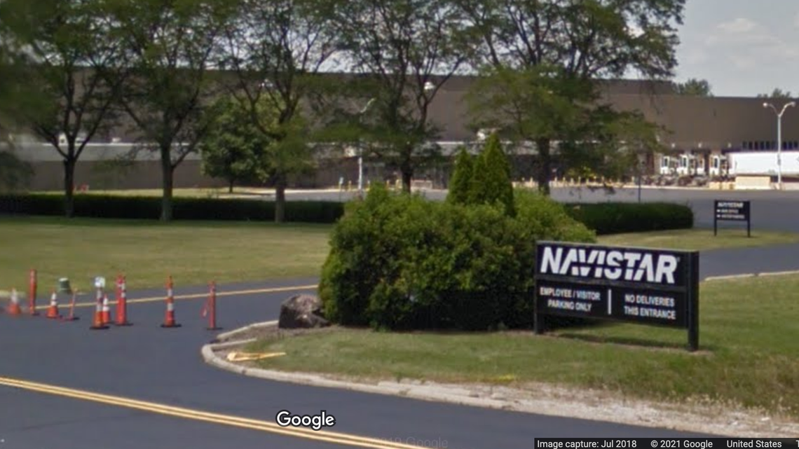 A Navistar plant worker was arrested after texting her sister an April Fools’ Day joke about an active shooter in the building, the Clark County, Ohio, sheriff says. Screengrab from Google