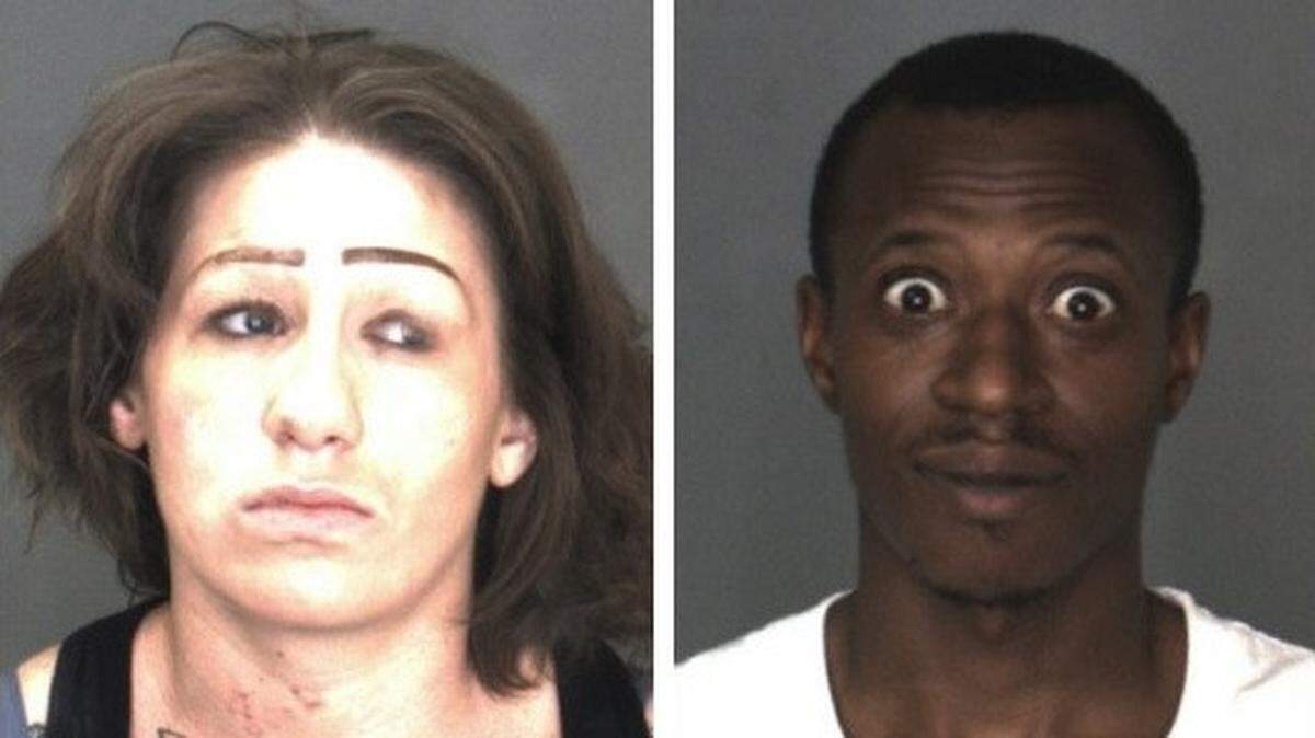 San Bernardino deputies arrested two on suspicion of human trafficking and pandering after they allegedly tried forcing a teen into prostitution, then tried to run her over when she refused.