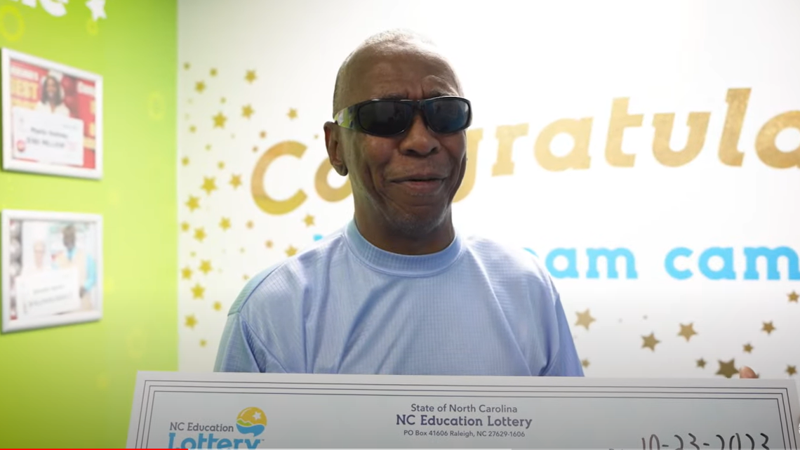 A North Carolina man told his nephew he would buy him a new car if won a lottery prize, lottery officials said.