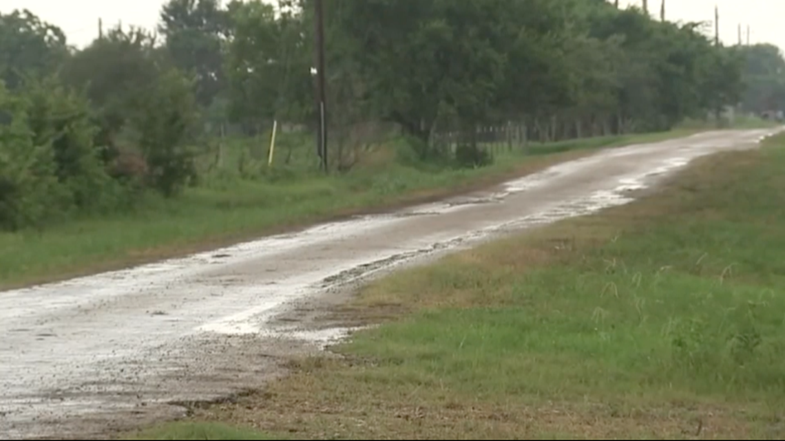 The body of a girl estimated to be in her teens was found dead in Wharton County, Texas. Screengrab from KTRK.