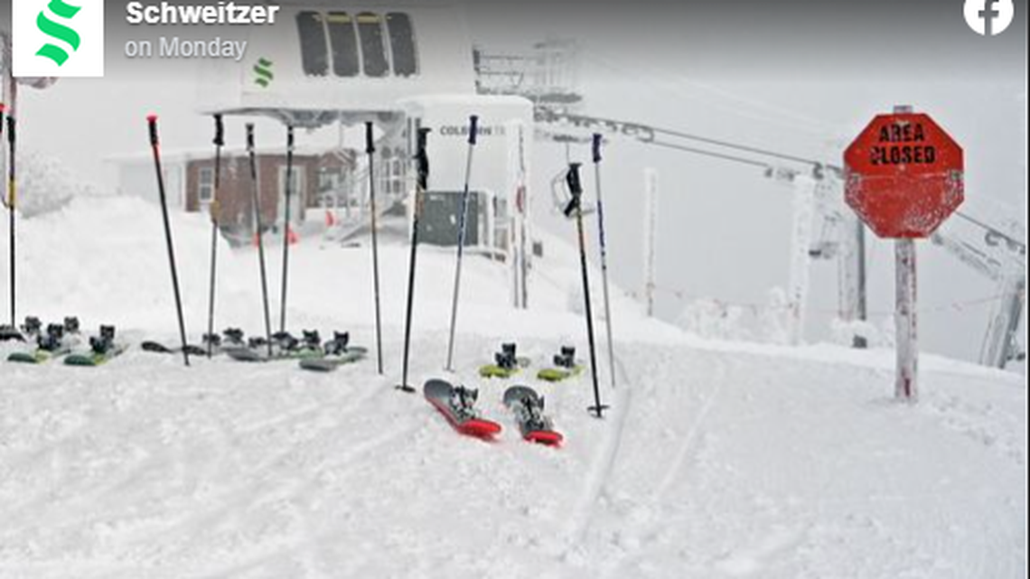 A snowboarder was reported missing at Schweitzer ski area Dec. 26.